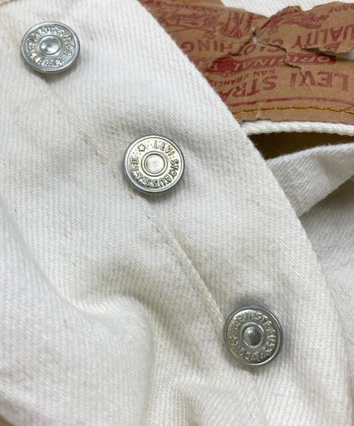 LEVI'S（リーバイス）LEVI'S (リーバイス) 80’s501ホワイトデニムパンツ/80s 501 White Denim Pants ホワイト サイズ:34×34の古着・服飾アイテム