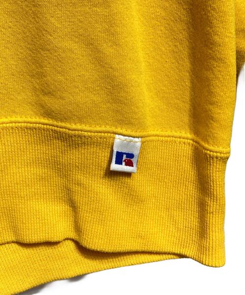 RUSSELL ATHLETIC（ラッセルアスレチック）RUSSELL ATHLETIC (ラッセルアスレチック) 90’S 無地スウェット イエロー サイズ:Ｌの古着・服飾アイテム
