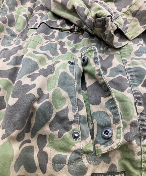 stussy（ステューシー）stussy (ステューシー) ダックハンターカモジャケット カーキ サイズ:MEDIUMの古着・服飾アイテム