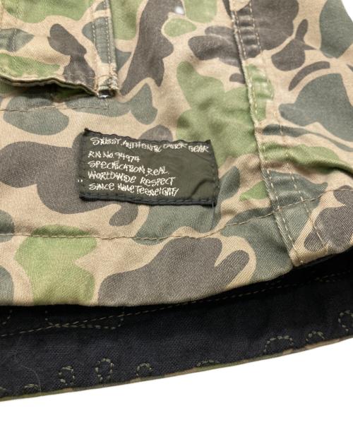 stussy（ステューシー）stussy (ステューシー) ダックハンターカモジャケット カーキ サイズ:MEDIUMの古着・服飾アイテム