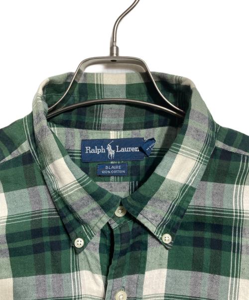 RALPH LAUREN（ラルフローレン）RALPH LAUREN (ラルフローレン) 90'S チェックシャツ / 90s Plaid Shirt グリーン サイズ:XXLの古着・服飾アイテム