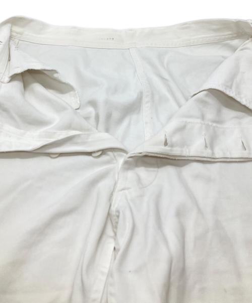 U'S NAVY（ユーエスネイビー）U'S NAVY (ユーエスネイビー) 40’Sコットンセーラーパンツ/1940s Cotton Sailor Pants ホワイト サイズ:不明の古着・服飾アイテム