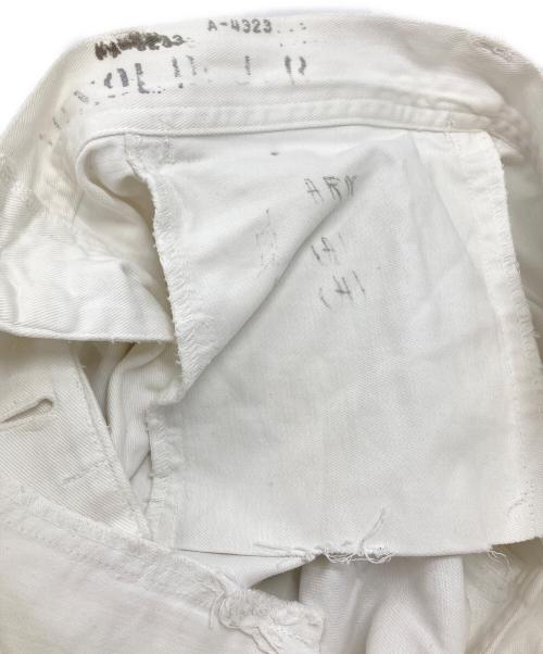 U'S NAVY（ユーエスネイビー）U'S NAVY (ユーエスネイビー) 40’Sコットンセーラーパンツ/1940s Cotton Sailor Pants ホワイト サイズ:不明の古着・服飾アイテム