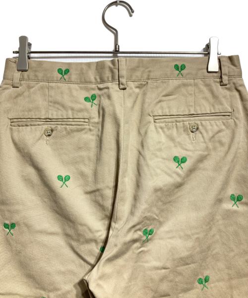 POLO RALPH LAUREN（ポロ・ラルフローレン）POLO RALPH LAUREN (ポロ・ラルフローレン) ラケット刺繍チノパン ベージュ サイズ:32/32の古着・服飾アイテム