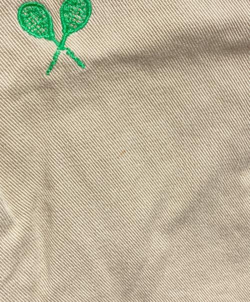 POLO RALPH LAUREN（ポロ・ラルフローレン）POLO RALPH LAUREN (ポロ・ラルフローレン) ラケット刺繍チノパン ベージュ サイズ:32/32の古着・服飾アイテム