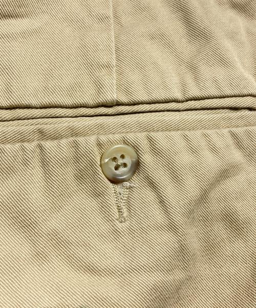 POLO RALPH LAUREN（ポロ・ラルフローレン）POLO RALPH LAUREN (ポロ・ラルフローレン) ラケット刺繍チノパン ベージュ サイズ:32/32の古着・服飾アイテム
