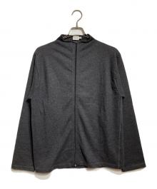 ARMANI EXCHANGE（アルマーニ エクスチェンジ）の古着「ニットジップジャケット/NIT ZIP UP JACKET」｜グレー