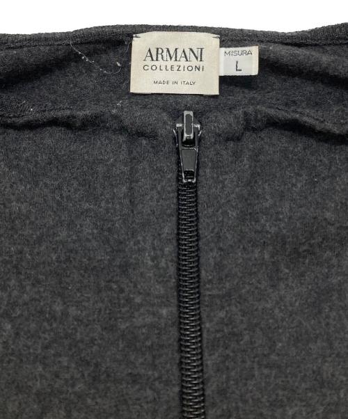 ARMANI EXCHANGE（アルマーニ エクスチェンジ）ARMANI EXCHANGE (アルマーニ エクスチェンジ) ニットジップジャケット/NIT ZIP UP JACKET グレー サイズ:Lの古着・服飾アイテム