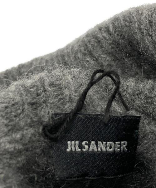 JIL SANDER（ジルサンダー）JIL SANDER (ジルサンダー) ウールモヘアブレンドニット/ Wool-Mohair Blend Knit グレー サイズ:―の古着・服飾アイテム