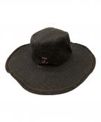 Pate a Chou by 45Rフォーティファイブ・アール）の古着「リネンラミーハット/Linen-Ramie Hat」｜ブラウン