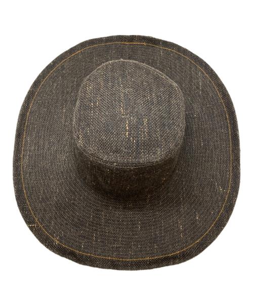 Pate a Chou by 45R（フォーティファイブ・アール）Pate a Chou by 45R (フォーティファイブ・アール) リネンラミーハット/Linen-Ramie Hat ブラウンの古着・服飾アイテム