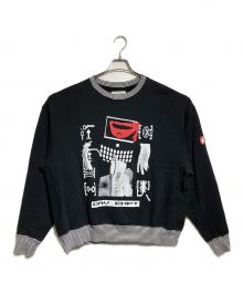 C.E（シーイー）の古着「Lips Display Crew Neck スウェット/ リップス ディスプレイ クルーネック スウェット」｜ブラック