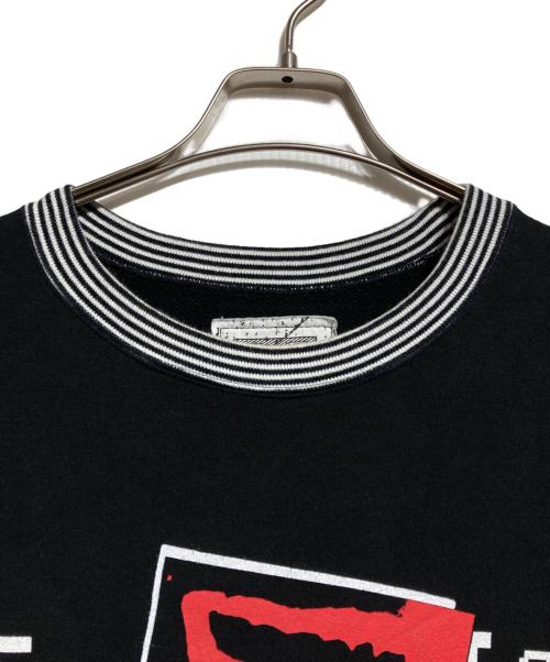 C.E（シーイー）C.E (シーイー) Lips Display Crew Neck スウェット/ リップス ディスプレイ クルーネック スウェット ブラック サイズ:Lの古着・服飾アイテム