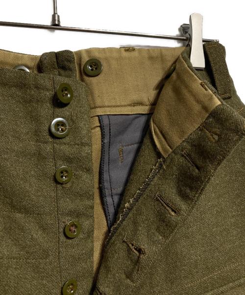 Canadian Army（カナダ軍）Canadian Army (カナダ軍) バトルドレスウールトラウザー/Battle Dress Wool Trousers グリーン サイズ:96の古着・服飾アイテム