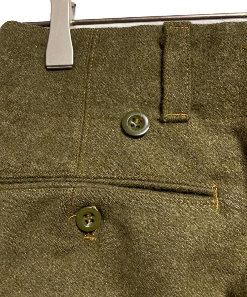 Canadian Army（カナダ軍）Canadian Army (カナダ軍) バトルドレスウールトラウザー/Battle Dress Wool Trousers グリーン サイズ:96の古着・服飾アイテム