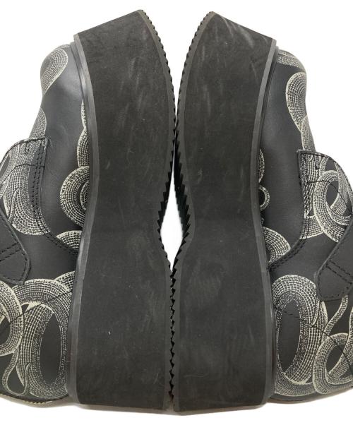 Hysteric Glamour（ヒステリックグラマー）Hysteric Glamour (ヒステリックグラマー) プラットフォームバックルブーツ/Platform Buckle Boots グレー サイズ:25cmの古着・服飾アイテム