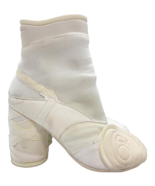 MM6 Maison Margiela（エムエムシックスメゾンマルジェラ）MM6 Maison Margiela (エムエムシックスメゾンマルジェラ) padded ankle boots ホワイト サイズ:37　1/2の古着・服飾アイテム