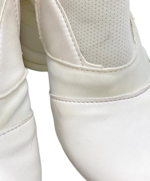 MM6 Maison Margiela（エムエムシックスメゾンマルジェラ）MM6 Maison Margiela (エムエムシックスメゾンマルジェラ) padded ankle boots ホワイト サイズ:37　1/2の古着・服飾アイテム