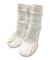 MM6 Maison Margiela（エムエムシックスメゾンマルジェラ）の古着「padded ankle boots」｜ホワイト