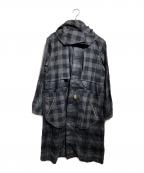 NAPENAPE）の古着「M-65 TRENCH-CK/トレンチチェックコート」｜ブラック