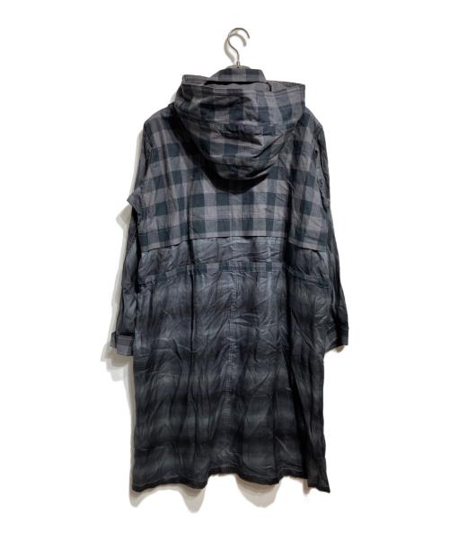 NAPE（NAPE）NAPE (NAPE) M-65 TRENCH-CK/トレンチチェックコート ブラック サイズ:1の古着・服飾アイテム