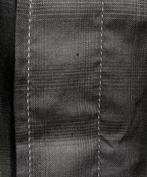 NAPE（NAPE）NAPE (NAPE) M-65 TRENCH-CK/トレンチチェックコート ブラック サイズ:1の古着・服飾アイテム