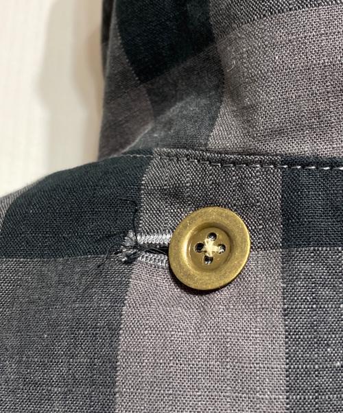 NAPE（NAPE）NAPE (NAPE) M-65 TRENCH-CK/トレンチチェックコート ブラック サイズ:1の古着・服飾アイテム