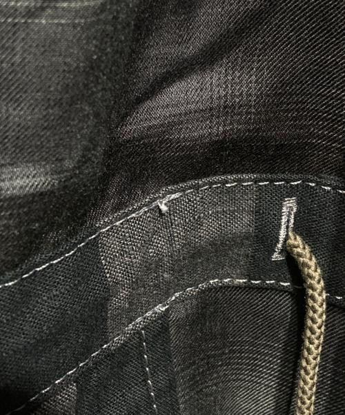 NAPE（NAPE）NAPE (NAPE) M-65 TRENCH-CK/トレンチチェックコート ブラック サイズ:1の古着・服飾アイテム