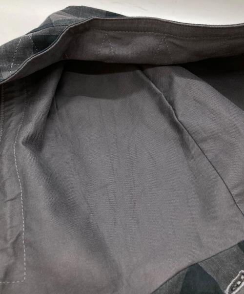 NAPE（NAPE）NAPE (NAPE) M-65 TRENCH-CK/トレンチチェックコート ブラック サイズ:1の古着・服飾アイテム