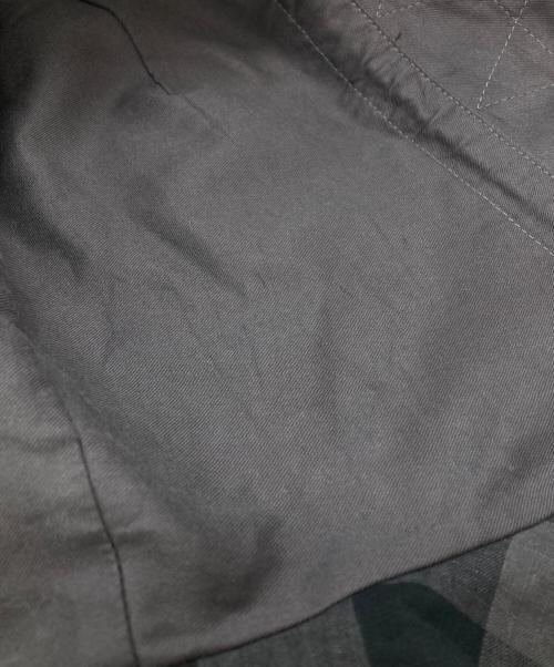 NAPE（NAPE）NAPE (NAPE) M-65 TRENCH-CK/トレンチチェックコート ブラック サイズ:1の古着・服飾アイテム