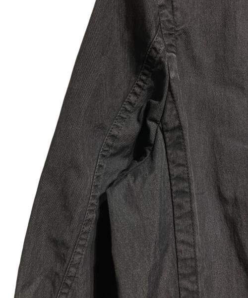 JULIUS（ユリウス）JULIUS (ユリウス) コットンツイルロングコート ブラック サイズ:2の古着・服飾アイテム