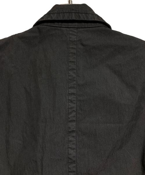 JULIUS（ユリウス）JULIUS (ユリウス) コットンツイルロングコート ブラック サイズ:2の古着・服飾アイテム