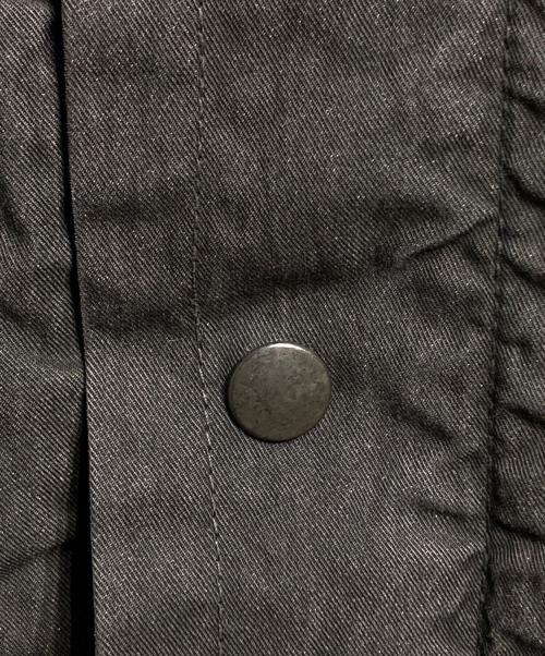 JULIUS（ユリウス）JULIUS (ユリウス) コットンツイルロングコート ブラック サイズ:2の古着・服飾アイテム
