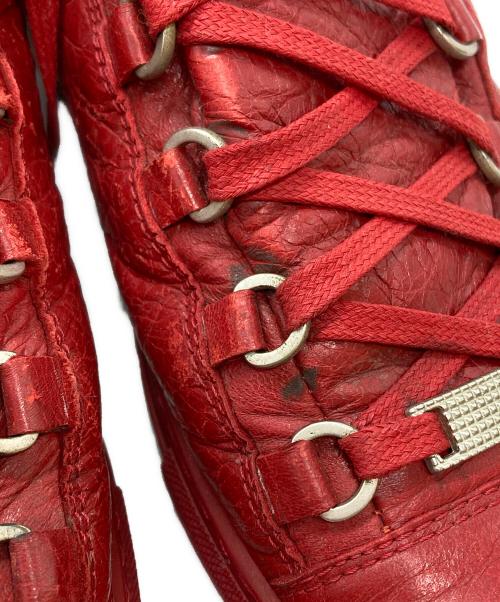 BALENCIAGA（バレンシアガ）BALENCIAGA (バレンシアガ) ARENA SNEAKERS レッド サイズ:41の古着・服飾アイテム