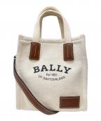 BALLYバリー）の古着「クリスタリアミニトートバッグ/Crystallia Mini Tote Bag」｜ベージュ