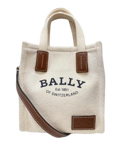 BALLY（バリー）BALLY (バリー) クリスタリアミニトートバッグ/Crystallia Mini Tote Bag ベージュの古着・服飾アイテム