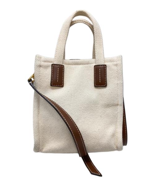 BALLY（バリー）BALLY (バリー) クリスタリアミニトートバッグ/Crystallia Mini Tote Bag ベージュの古着・服飾アイテム