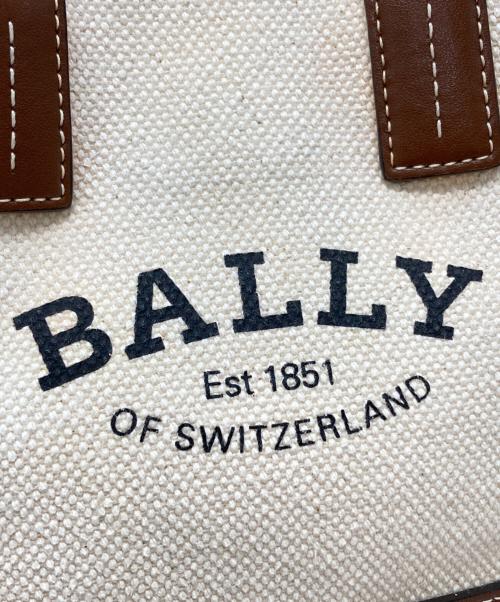 BALLY（バリー）BALLY (バリー) クリスタリアミニトートバッグ/Crystallia Mini Tote Bag ベージュの古着・服飾アイテム
