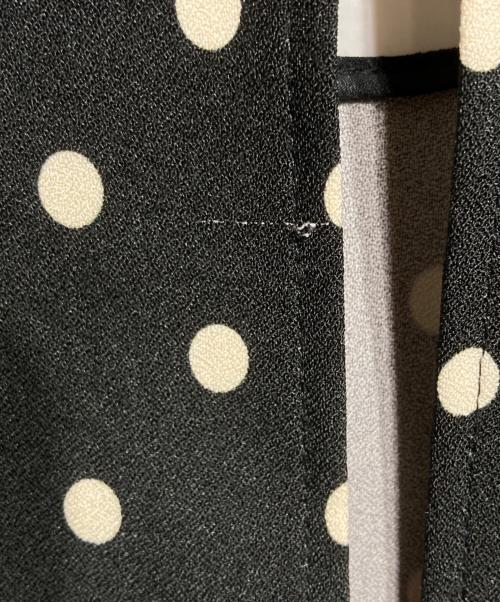 RED VALENTINO（レッドヴァレンティノ）RED VALENTINO (レッドヴァレンティノ) ドットワンピース ブラック サイズ:40の古着・服飾アイテム