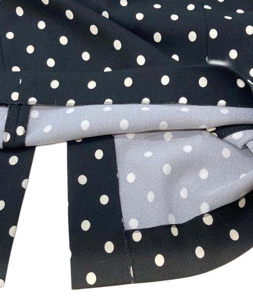 RED VALENTINO（レッドヴァレンティノ）RED VALENTINO (レッドヴァレンティノ) ドットワンピース ブラック サイズ:40の古着・服飾アイテム