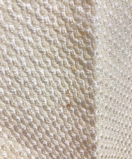 GIVENCHY（ジバンシィ）GIVENCHY (ジバンシィ) シルクツイードジャケット/Silk tweed jacket アイボリー サイズ:36の古着・服飾アイテム