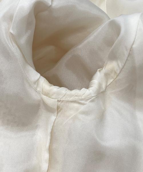 GIVENCHY（ジバンシィ）GIVENCHY (ジバンシィ) シルクツイードジャケット/Silk tweed jacket アイボリー サイズ:36の古着・服飾アイテム