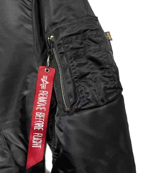 ALPHA（アルファ）ALPHA (アルファ) MA-1ジャケット/MA-1 jacket ブラック サイズ:XLの古着・服飾アイテム