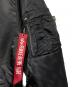中古・古着 ALPHA (アルファ) MA-1ジャケット/MA-1 jacket ブラック サイズ:XL：12000円