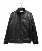 LB.04ナノユニバース）の古着「ラムレザージャケット/Lamb Leather Jacket」｜ブラック