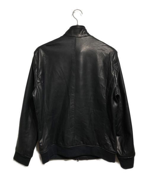LB.04（ナノユニバース）LB.04 (ナノユニバース) ラムレザージャケット/Lamb Leather Jacket ブラック サイズ:Lの古着・服飾アイテム