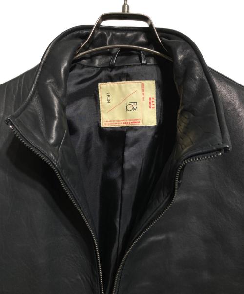 LB.04（ナノユニバース）LB.04 (ナノユニバース) ラムレザージャケット/Lamb Leather Jacket ブラック サイズ:Lの古着・服飾アイテム