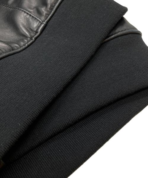 LB.04（ナノユニバース）LB.04 (ナノユニバース) ラムレザージャケット/Lamb Leather Jacket ブラック サイズ:Lの古着・服飾アイテム