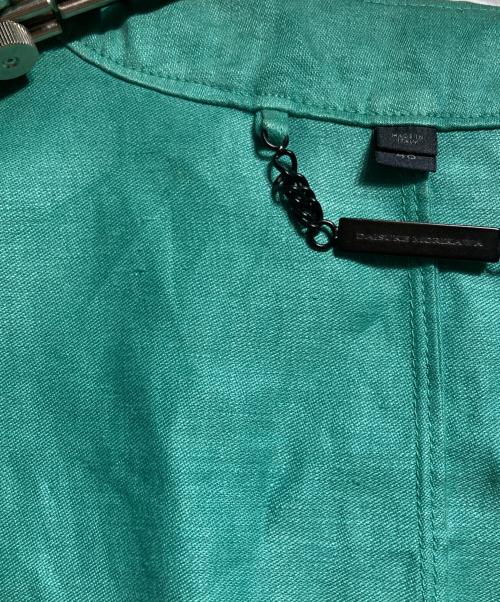 BURBERRY PRORSUM（バーバリープローサム）BURBERRY PRORSUM (バーバリープローサム) リネントレンチコート グリーン サイズ:46の古着・服飾アイテム