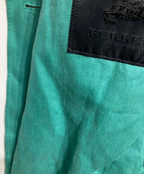 BURBERRY PRORSUM（バーバリープローサム）BURBERRY PRORSUM (バーバリープローサム) リネントレンチコート グリーン サイズ:46の古着・服飾アイテム